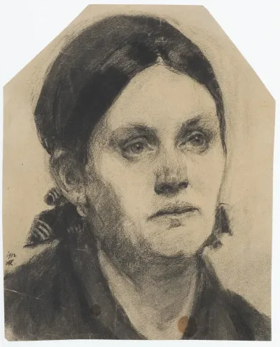 Head Study Of A Woman 6