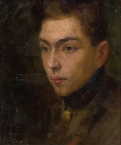 Head Study Of A Young Man