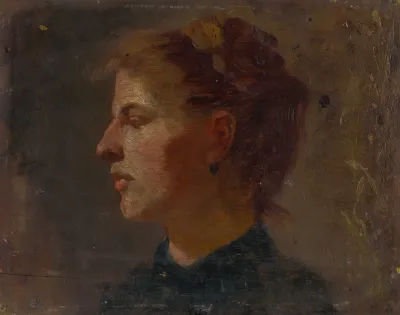 Head Study Of A Younger Woman
