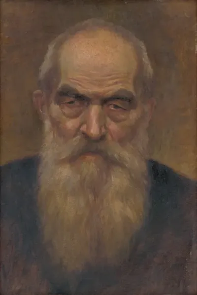 Head Study Of An Old Man With A Beard