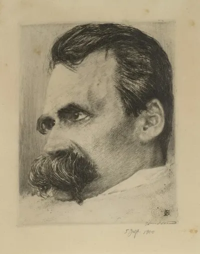 Head Study Of Friedrich Nietzsche