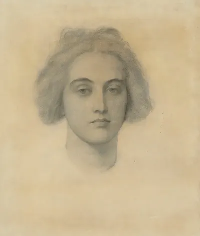 Head Study Of Virginia Pattle For Diana And Apollo