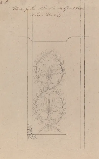 Headfort House Great Room Pilaster