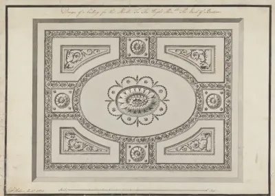 Headfort House Ireland Ceiling Of The Front Hall