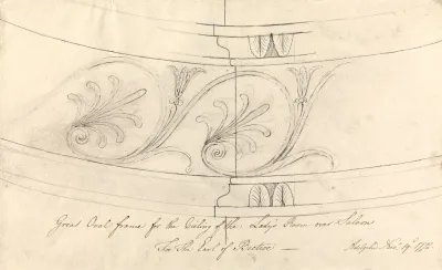 Headfort House Ireland Detail Of The Ladys Room Ceiling