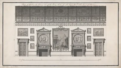 Headfort House Ireland Elevation Of The Eating Parlor 3