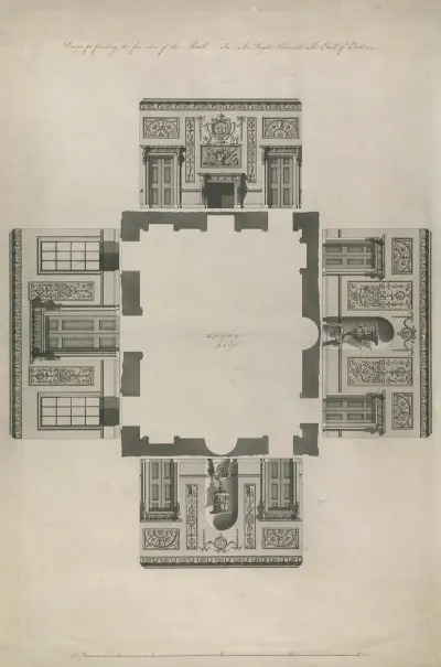 Headfort House Ireland Elevations Of The Front Hall