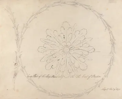 Headfort House Ladys Room Ceiling
