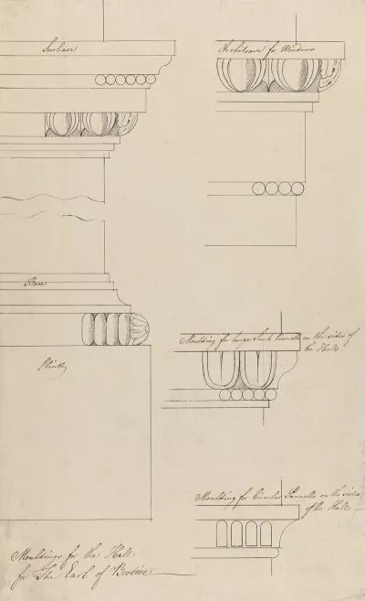 Headfort House Moldings In The Hall