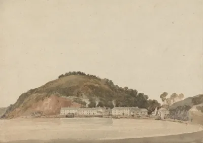 Headland On The Coast Of South Devon Possibly Shaldon