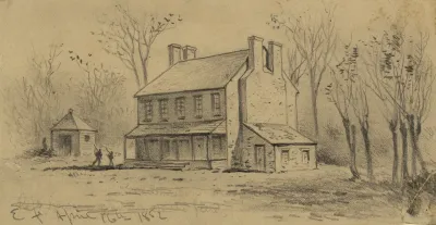 Headquarters Of Gen Jos E Johnston During The Battle Of The 1st Bull Run