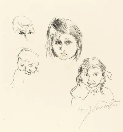 Heads Of Children Kinderkopfe