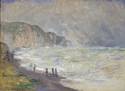 Heavy Sea At Pourville