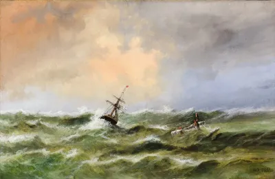 Heavy Seas In The Black Sea