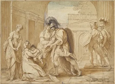 Hector Taking Leave Of Andromache The Fright Of Astyanax 2