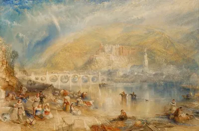 Heidelberg With A Rainbow