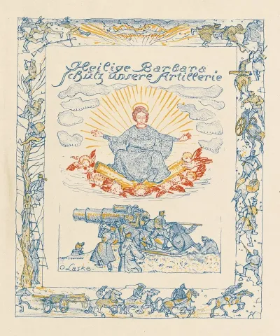Heilige Barbara Schutz Unsere Artillerie