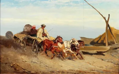 Heimfahrt Der Ungarischen Bauern