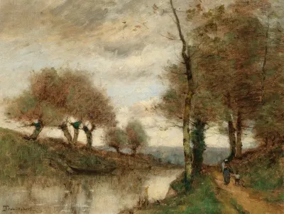 Heimweg Am Fluss