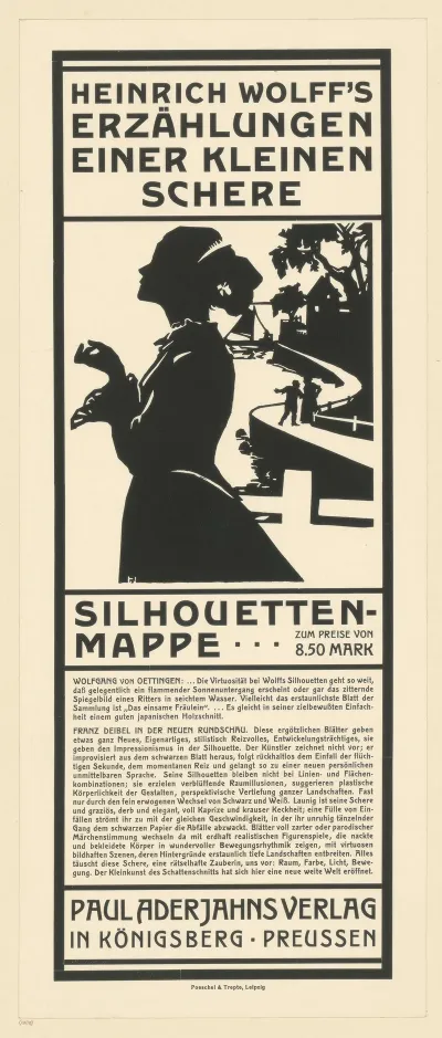 Heinrich Wolffs Erzahlungen Einer Kleinen Schere Sihouettenmappe