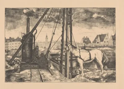 Heiwerk Voor De Aanleg Van Het Vossius Gymnasium