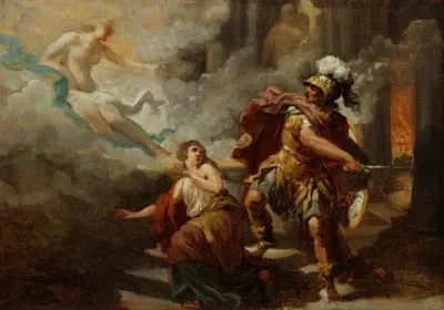 Helen Saved By Venus From The Wrath Of Aeneas