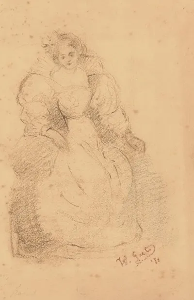 Helena Fourment After Peter Paul Rubens