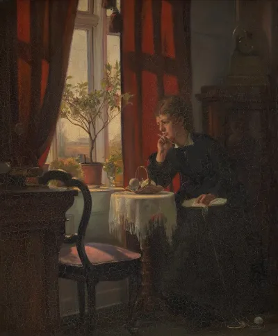Helga Johansen Kunstnerens Soster