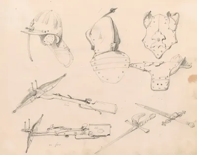 Helmets Bows Armours