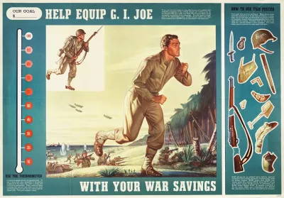 Help Equip G I Joe With Your War Savings