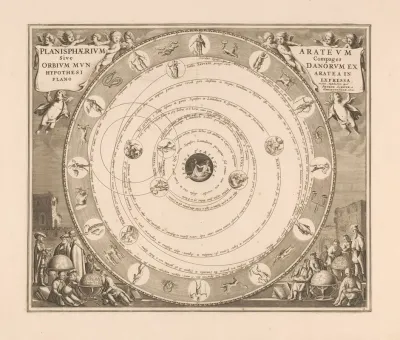 Hemelkaart Van Het Stelsel Van Aratus Planisphaerium