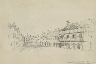 Henley Street And The Old Workhouse After Mrs E F Flower
