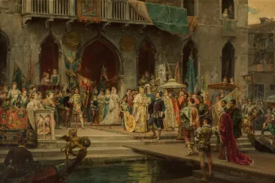 Henri Iii Recu Par Le Doge Muccinigo Au Palais Foscari