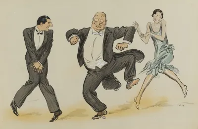 Henri Letellier Paul Lillaz Et Yola Dansent
