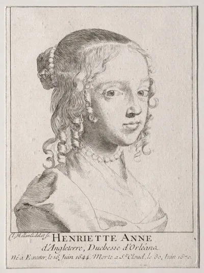 Henriette Marie Dangleterre Duchess Dorleans