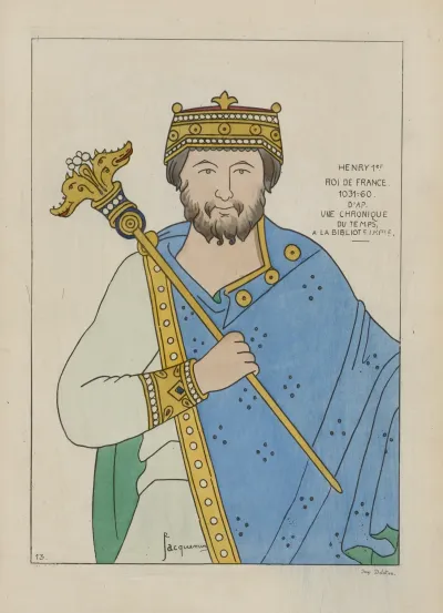Henry 1er Roi De France 1031 60 Dap Une Chronique Du Temps A La Bibliotheque Imperiale