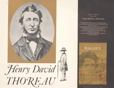 Henry David Thoreau Great Authors From The Time Reading Program