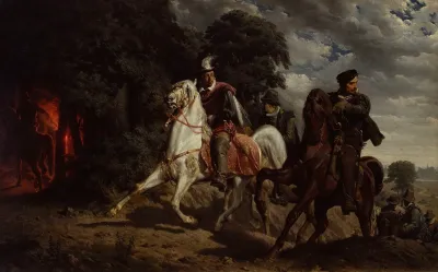 Henry De Valois Fleeing Poland