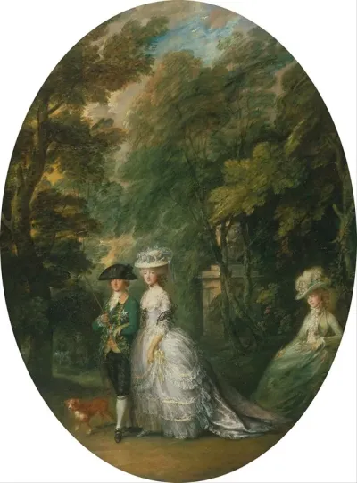 Henry Duke Of Cumberland 1745 90 With The Duchess Of Cumberland 1743 1808 And Lady Elizabeth Lu