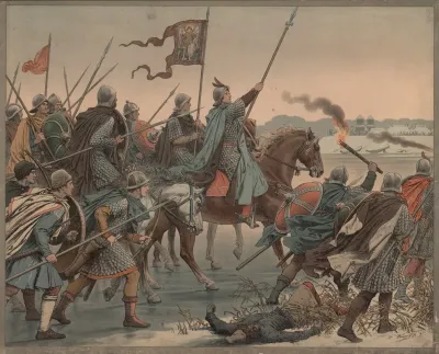 Henry I In Front Of Brandenburg