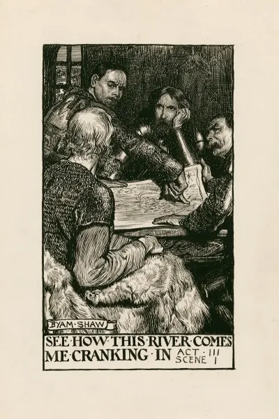 Henry Iv Part 1 See How This River Comes Me Cranking In Act Iii Scene I
