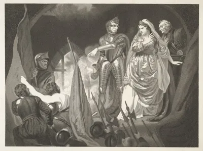 Henry Vi Part I Act Ii Scene Iii The Countess Of Auvergnes Castle