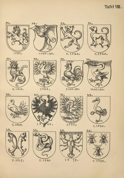 Heraldischer Handbuch Fur Freunde Der Wappenkunst Pl 08