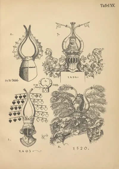 Heraldischer Handbuch Fur Freunde Der Wappenkunst Pl 14