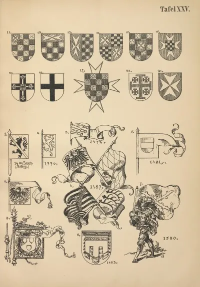 Heraldischer Handbuch Fur Freunde Der Wappenkunst Pl 24