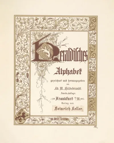 Heraldisches Alphabet Pl 01