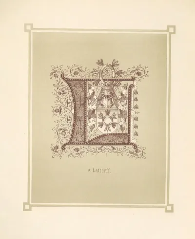 Heraldisches Alphabet Pl 12