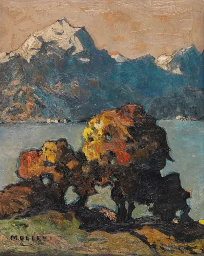 Herbstlicher Blick Uber Den Gardasee