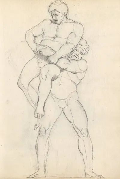 Hercules And Antaeus Palazzo Pitti Florence
