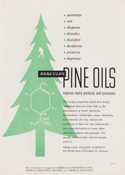 Hercules Pine Oils Improve Many Products And Processes